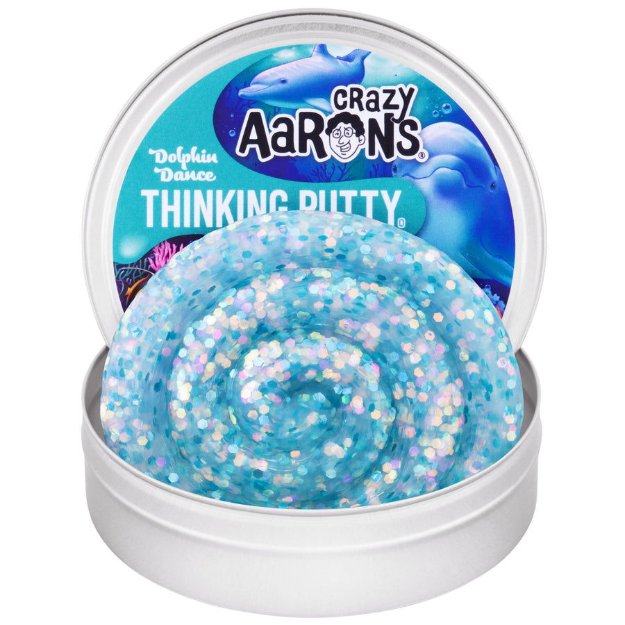 Dolphin Dance - 3.5" Thinking Putty Tin N8